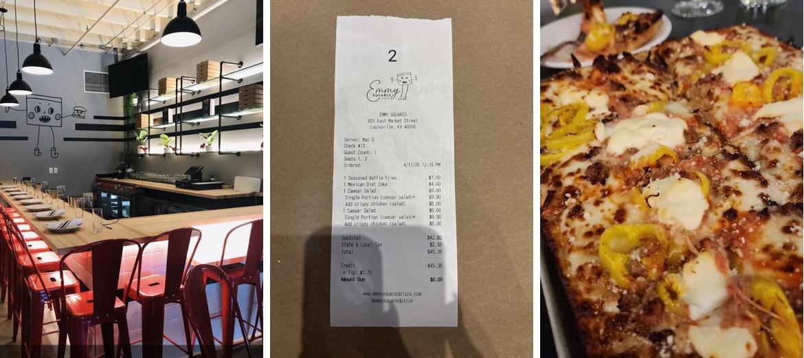 Emmy Squared Pizza: Nulu Menu
